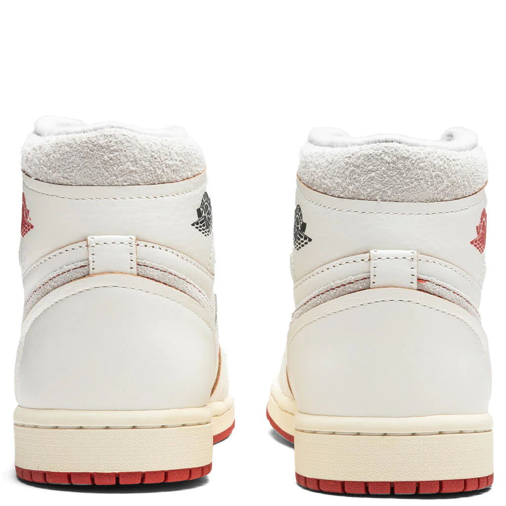 Womens Air Jordan 1 High OG Rare Air Sail Cinnabar Light Bone