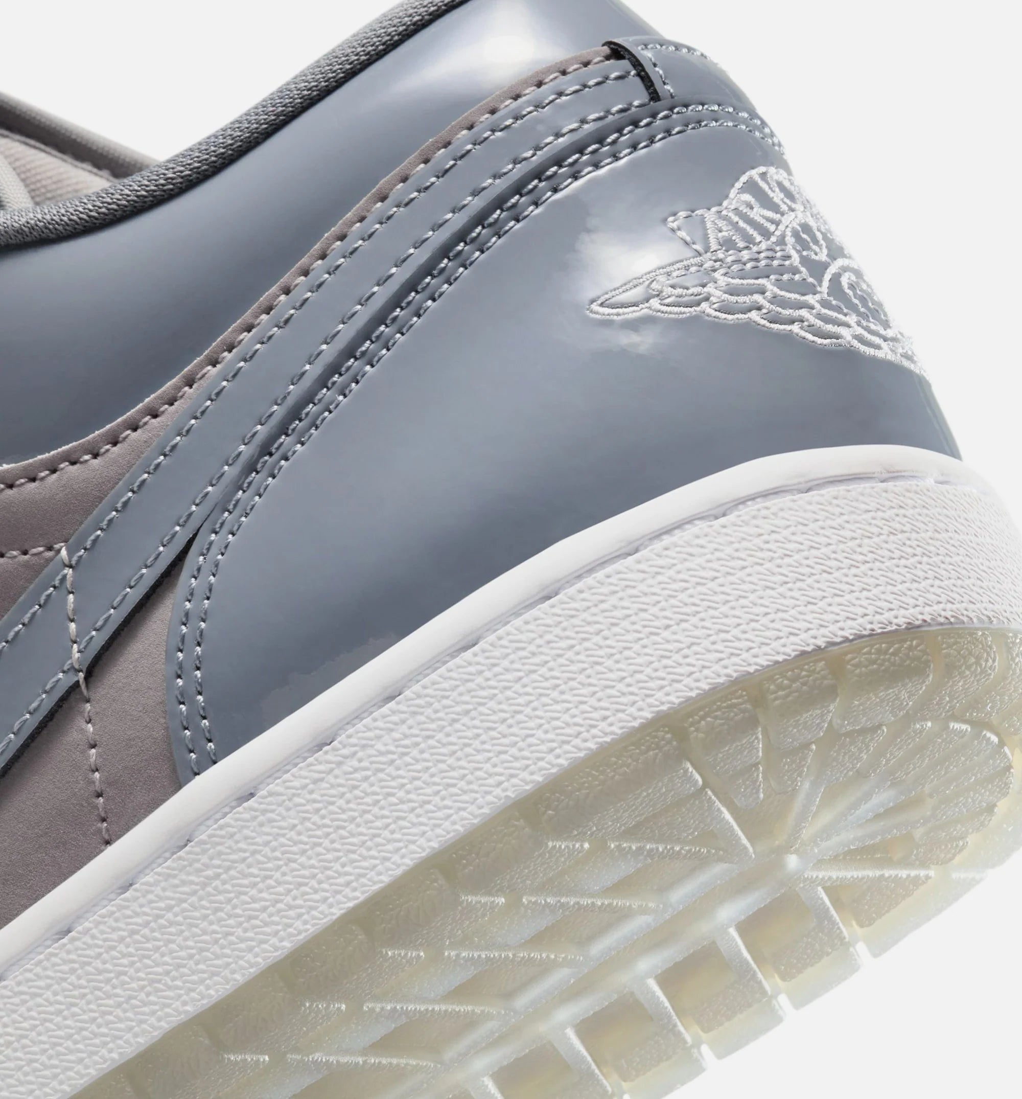 Air Jordan 1 Low Cool Grey Mens Lifestyle Shoe Medium Grey White Cool Grey