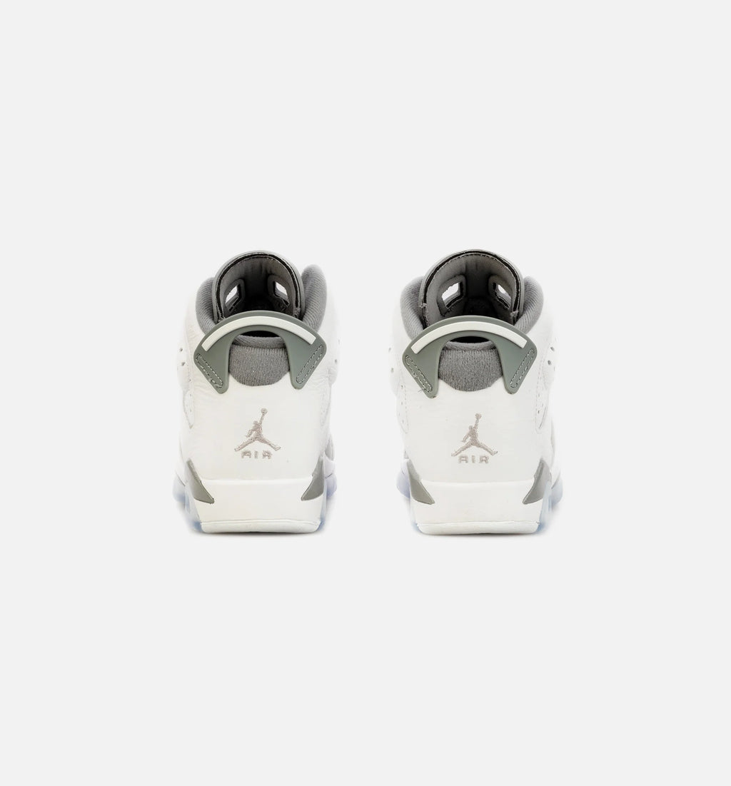 Air Jordan 6 Retro Cool Grey Grade School Lifestyle Shoe White Grey