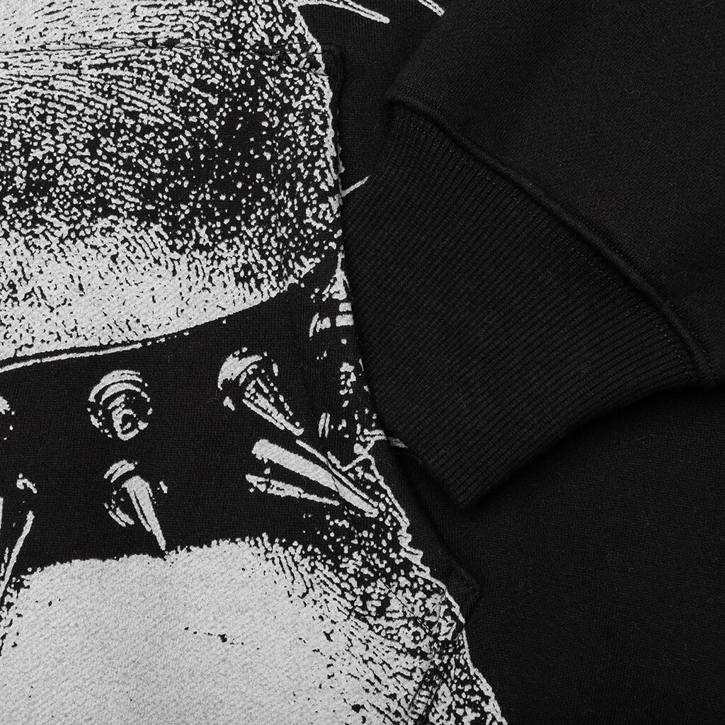 Punk Duck Hoodie Black