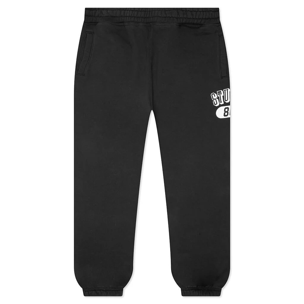 Stussy 80 Fleece Pant Washed Black