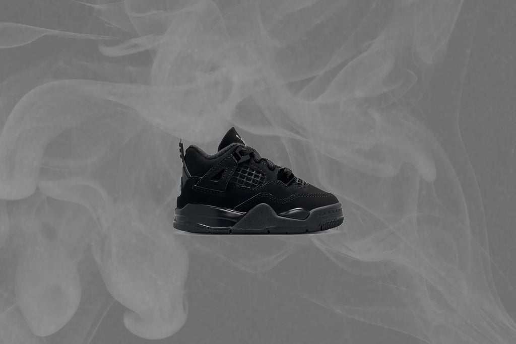 Air Jordan 4 Retro Black Cat TD Black Light Graphite