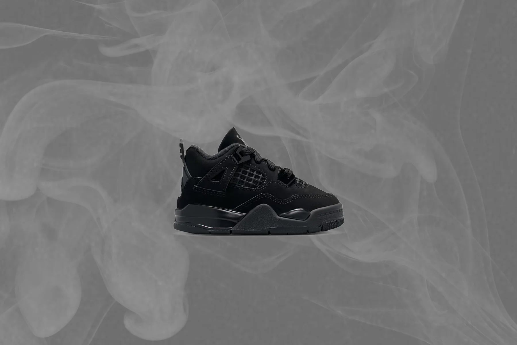 Air Jordan 4 Retro Black Cat TD Black Light Graphite