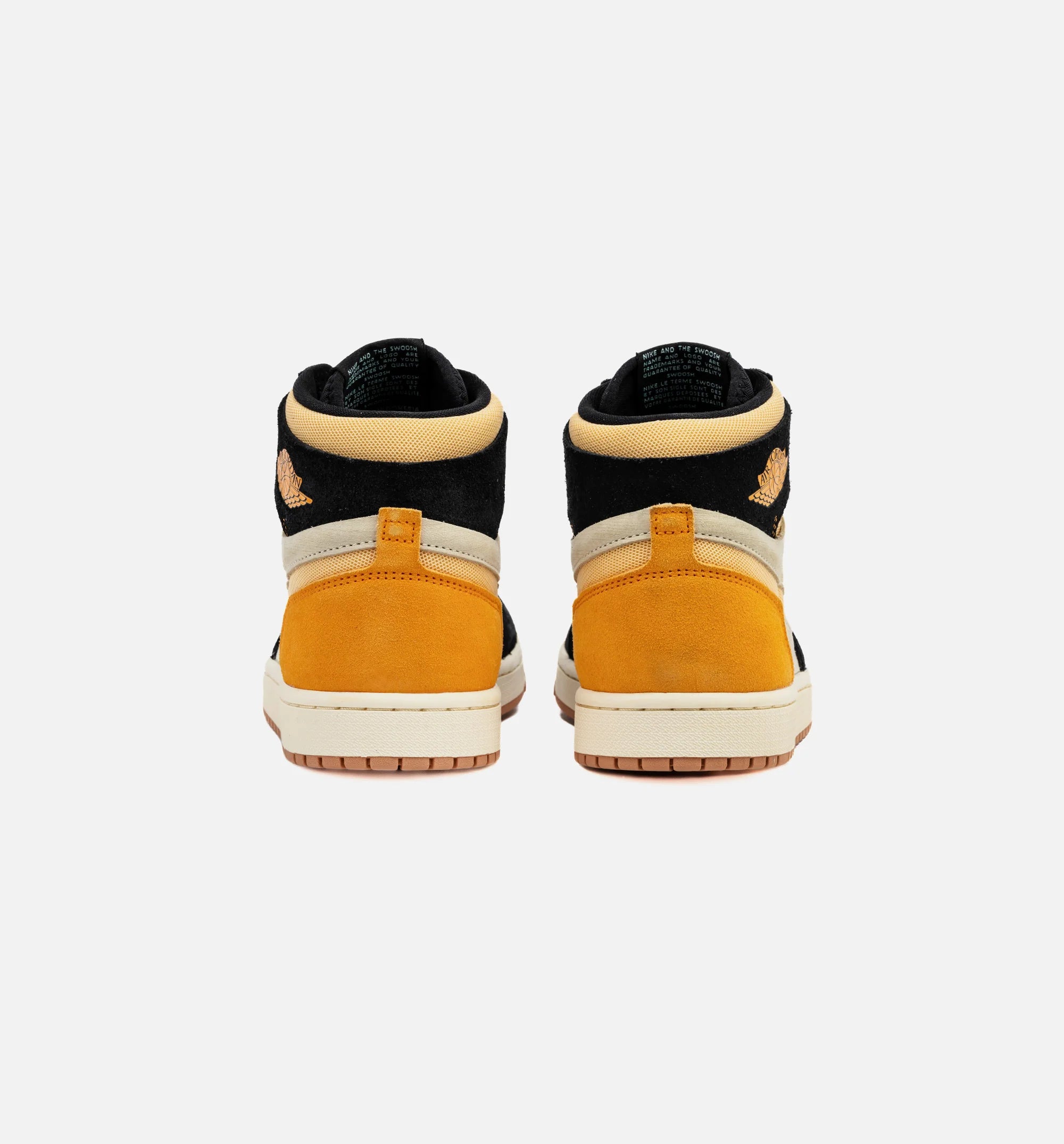 Air Jordan 1 Zoom CMFT 2 Muslin Vivid Orange Mens Lifestyle Shoe Muslin Black Vivid Orange Celestial Gold