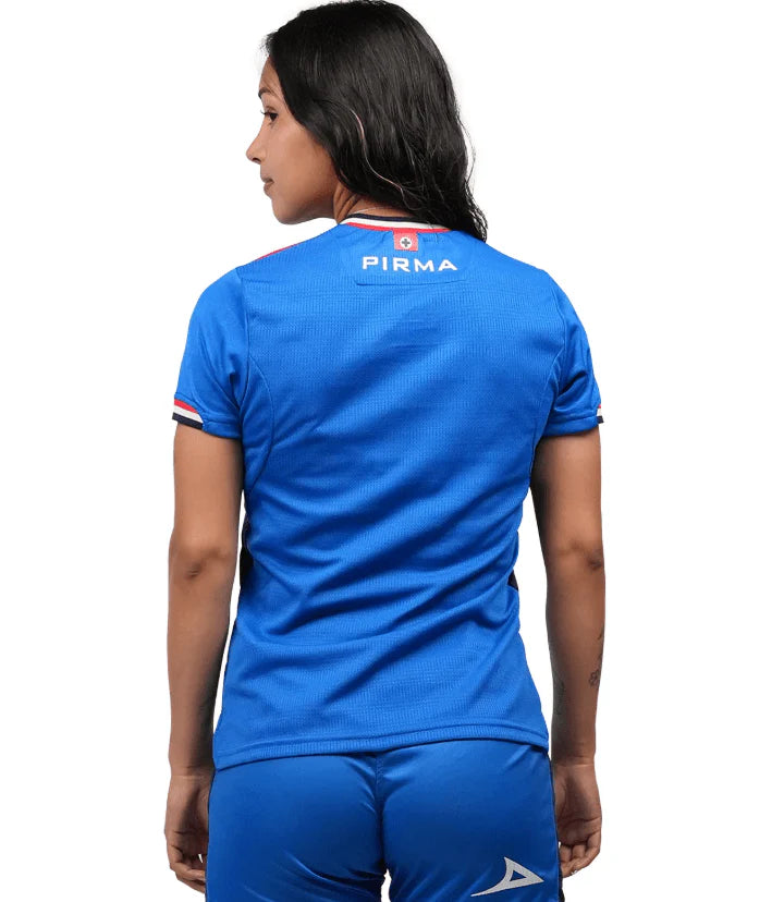 Pirma Cruz Azul Home Womens Soccer Jersey 25 Royal Blue