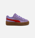 Fenty Creeper Phatty Grade School Lifestyle Shoe Lavender Red Gum Free Shipping
