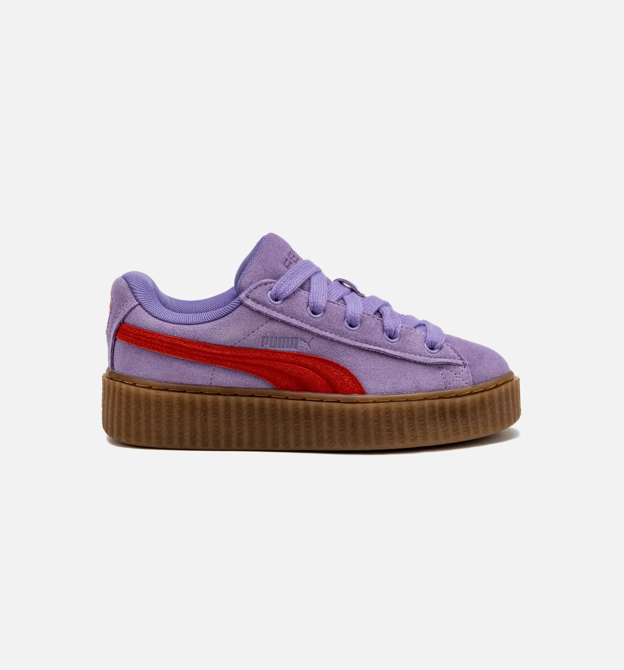 Fenty Creeper Phatty Grade School Lifestyle Shoe Lavender Red Gum Free Shipping