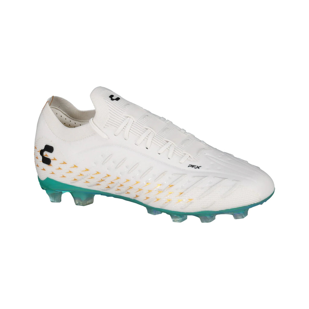 Charly Zinetik Firm Ground White Aqua