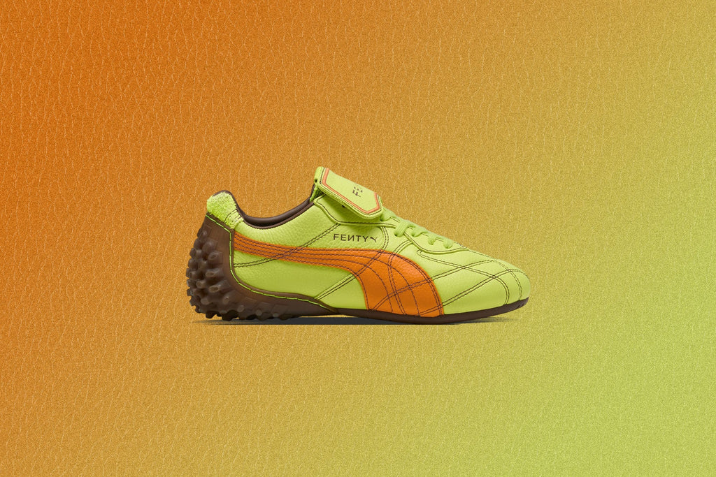 Puma x Fenty Womens Avanti LS Stitched Lime Sheen Pumpkin Pie
