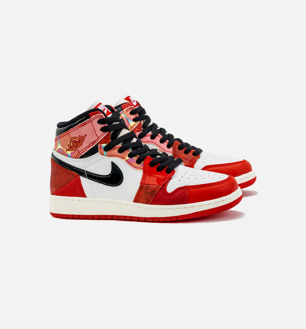 Air Jordan 1 High OG Next Chapter Grade School Lifestyle Shoe White Red