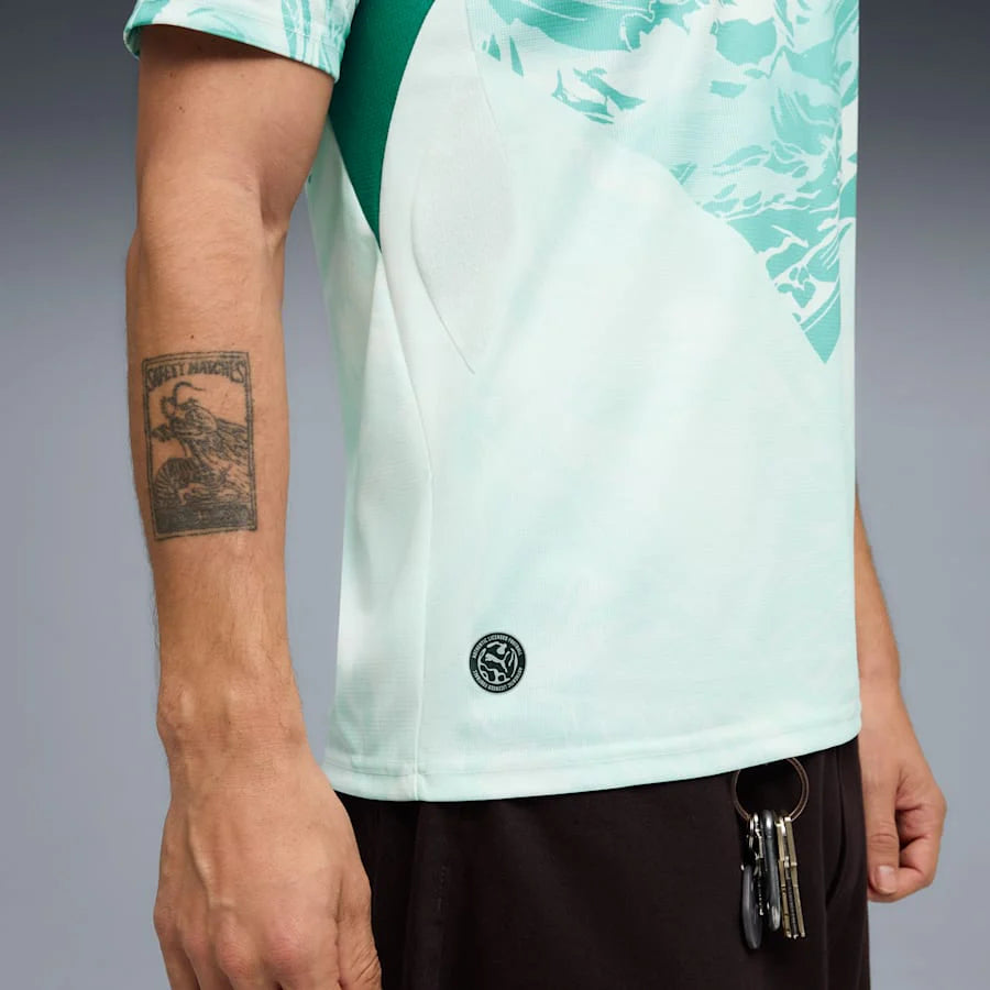 PUMA Portugal Away Mens Soccer Jersey 2026 White Green Lagoon