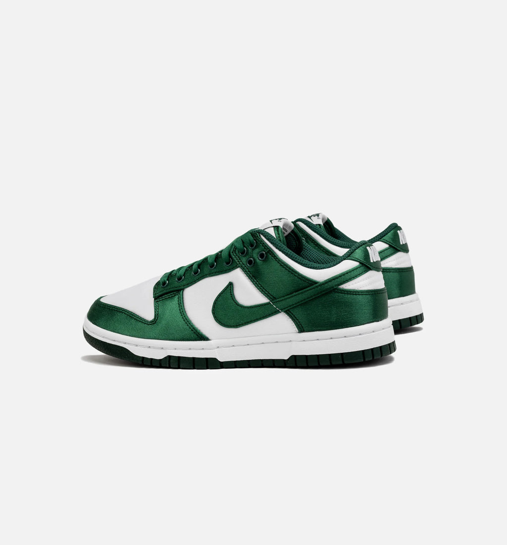 Dunk Low Satin Green Womens Lifestyle Shoe White Green Free Shipping