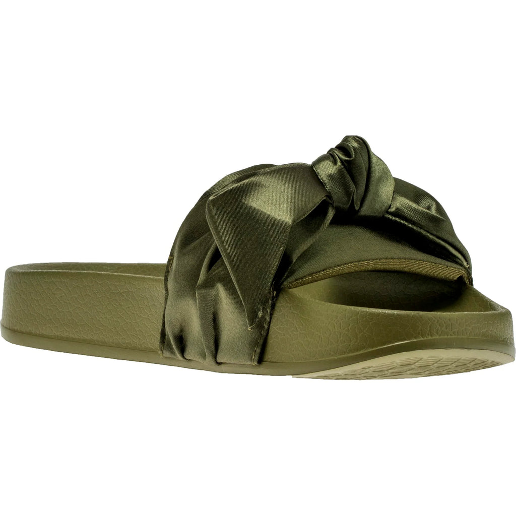 Puma Rihanna Fenty Bow Slides WomenS Olive Green