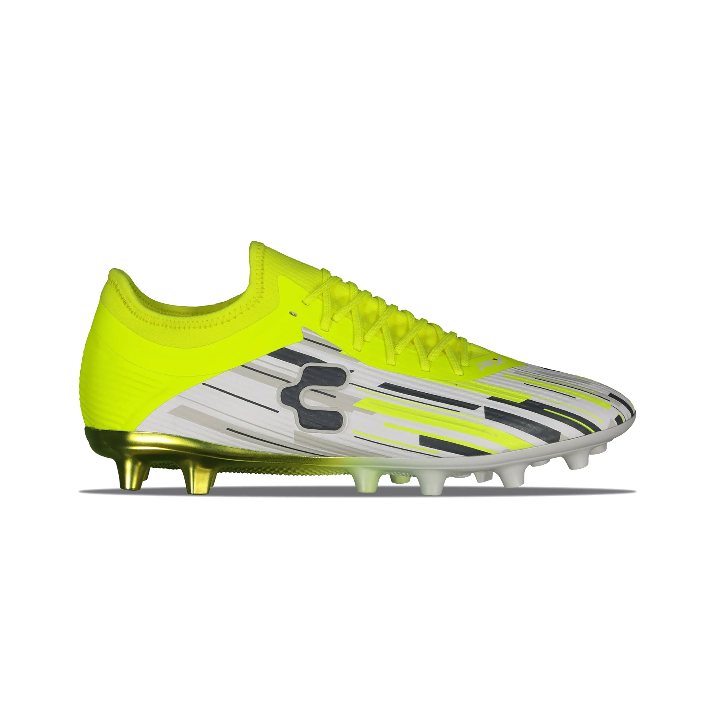 Charly Genesis PFX Soccer Cleats White Yellow