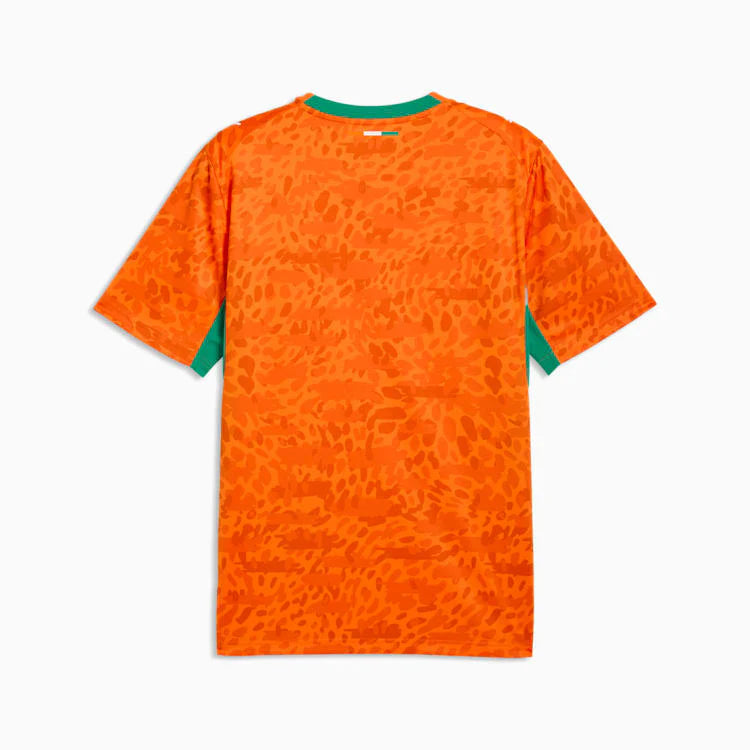 PUMA Ivory Coast Home Mens Soccer Jersey 2026 Orange Green