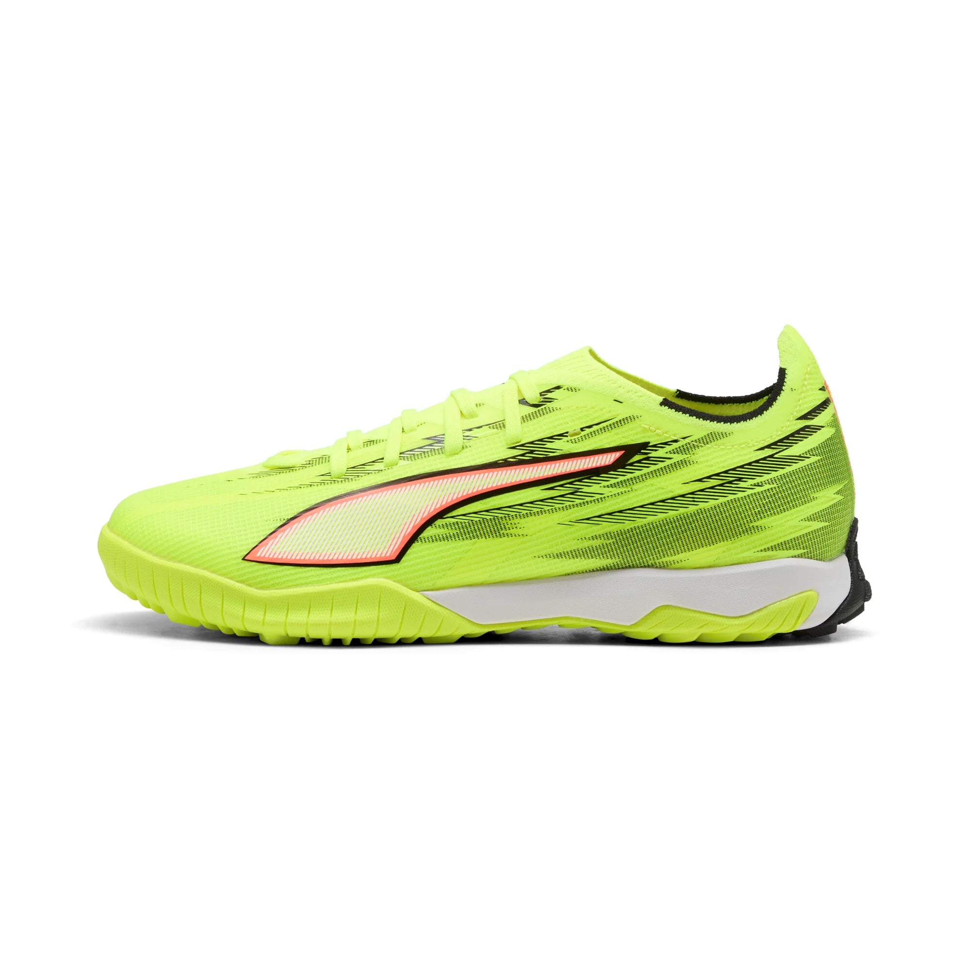 PUMA Ultra 6 Match TT Turf Mens Soccer Cleats Yellow Black Red