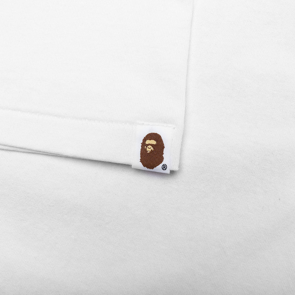 Bape Check By Bathing Ape Tee White