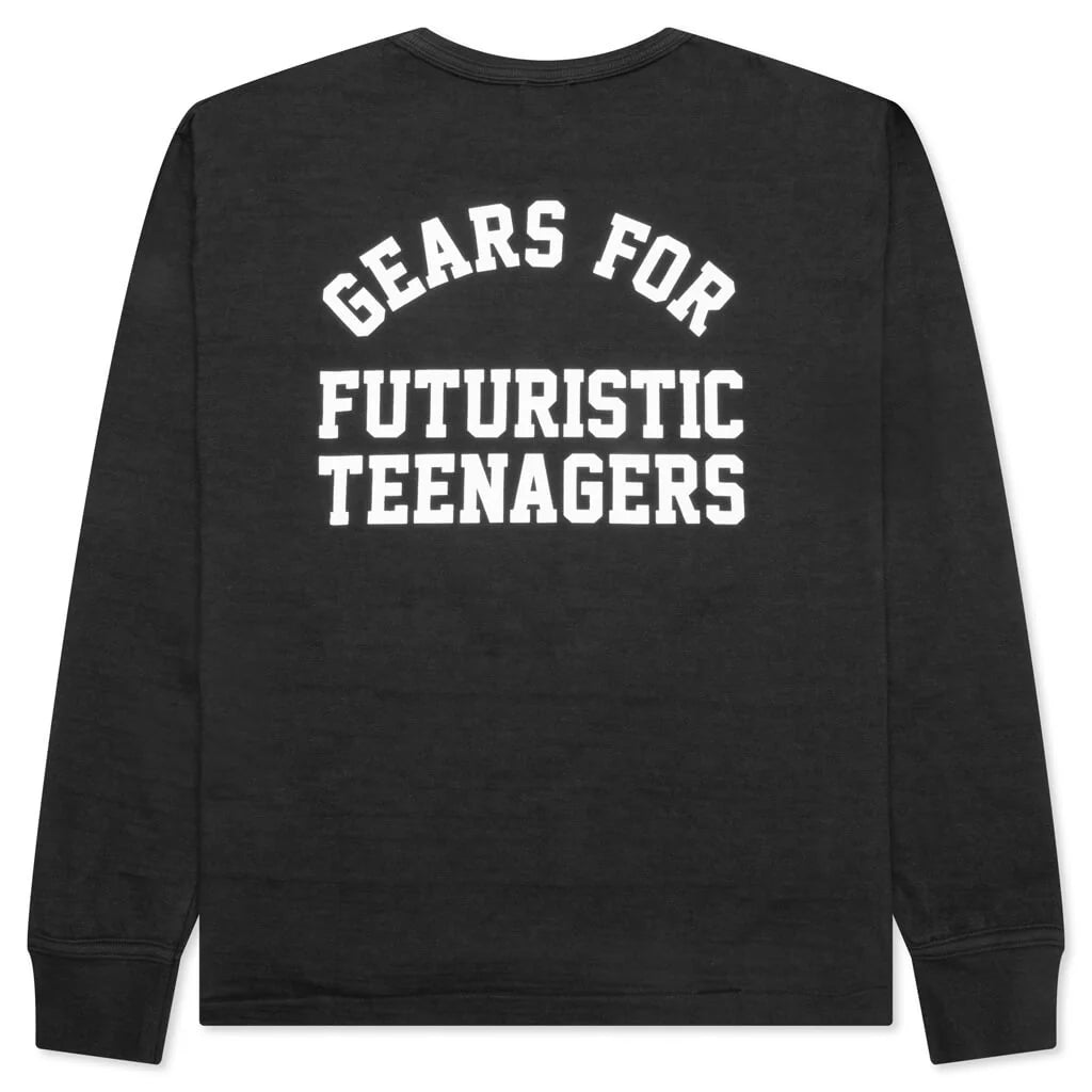 Graphic L S T Shirt 7 Black