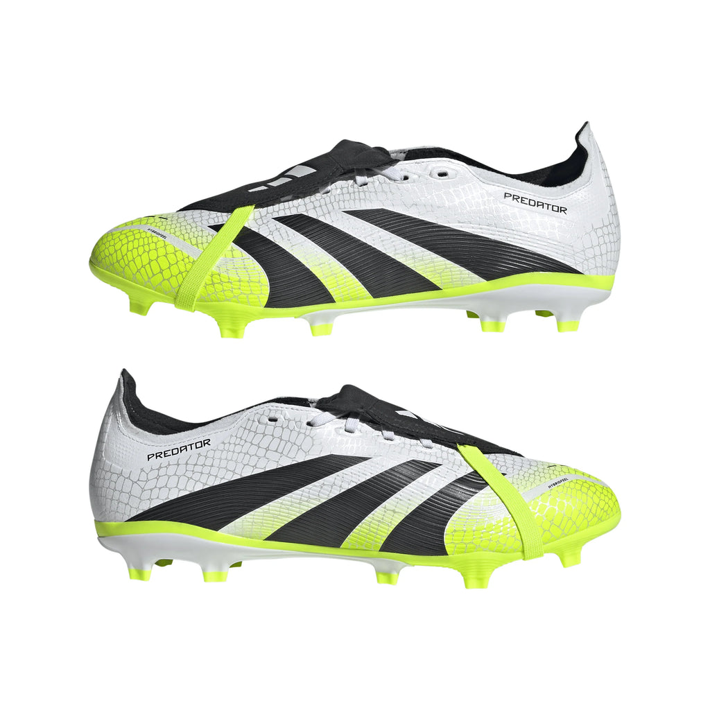 adidas Predator League Fold Over Tongue Firm Multi Ground Soccer Cleats White Black