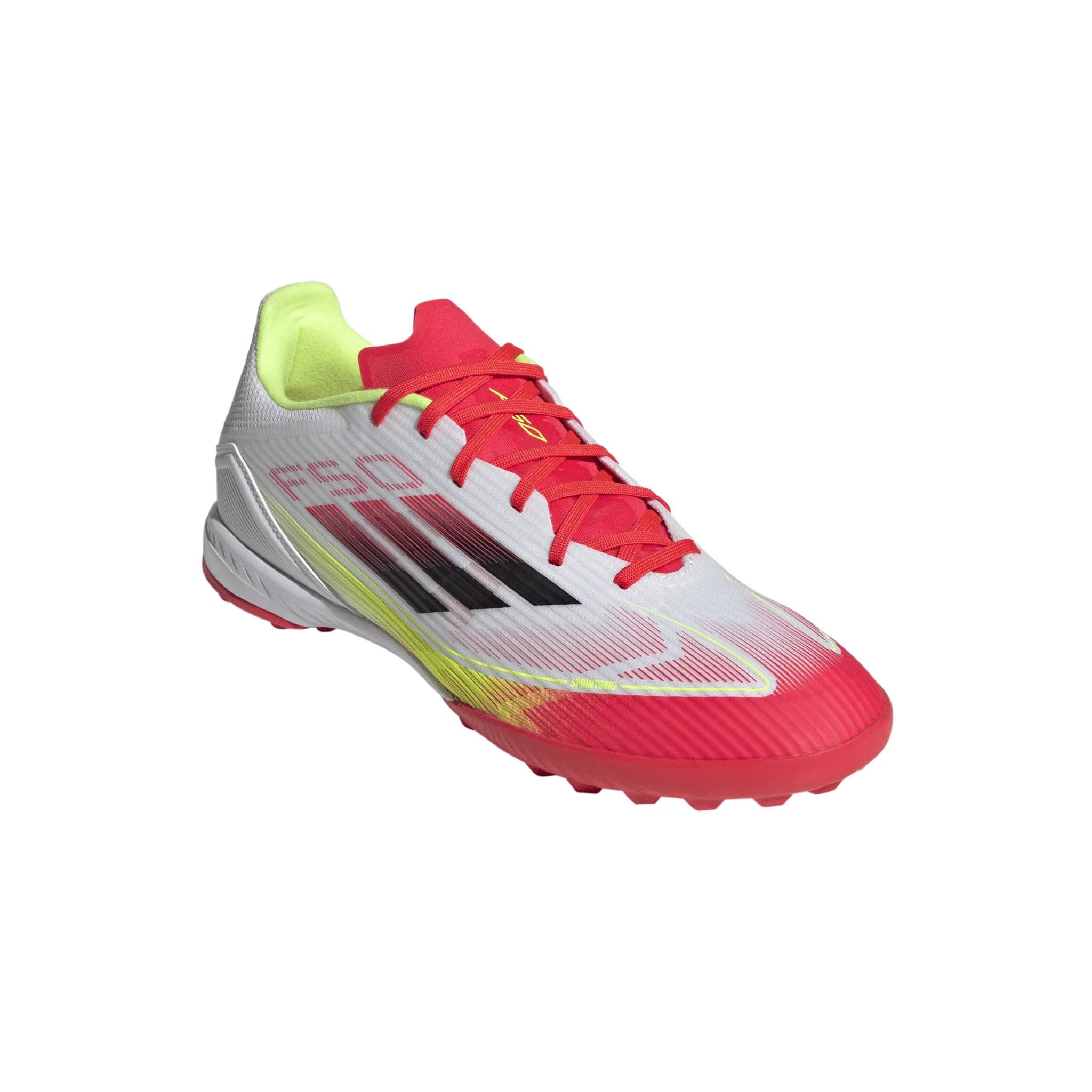 adidas F50 League Turf Boots White Black