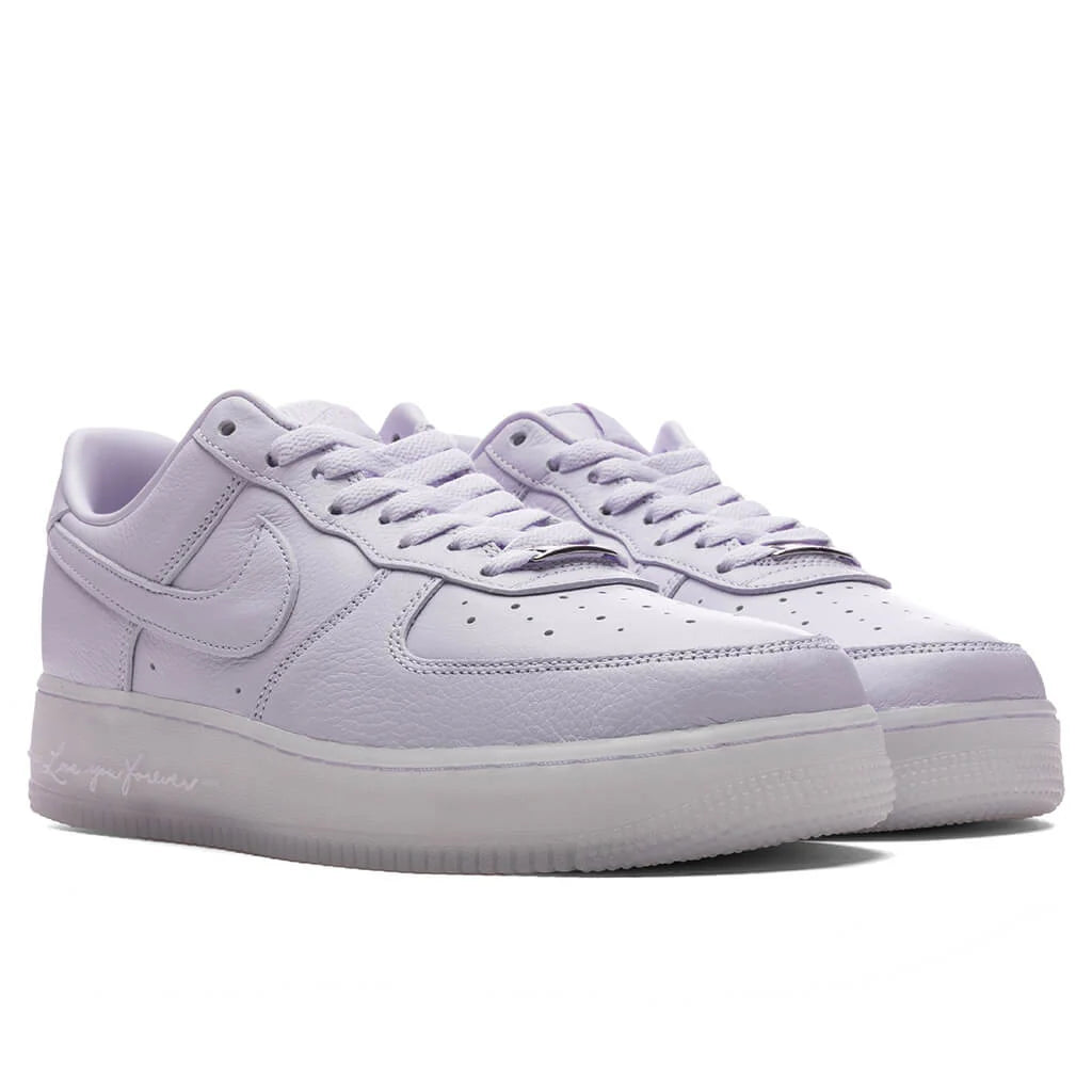 Nike x NOCTA Certified Lover Boy Air Force 1 Low Palest Purple Cobalt Tint