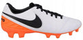 Nike Tiempo Legacy II FG Mens Soccer Cleats White Orange