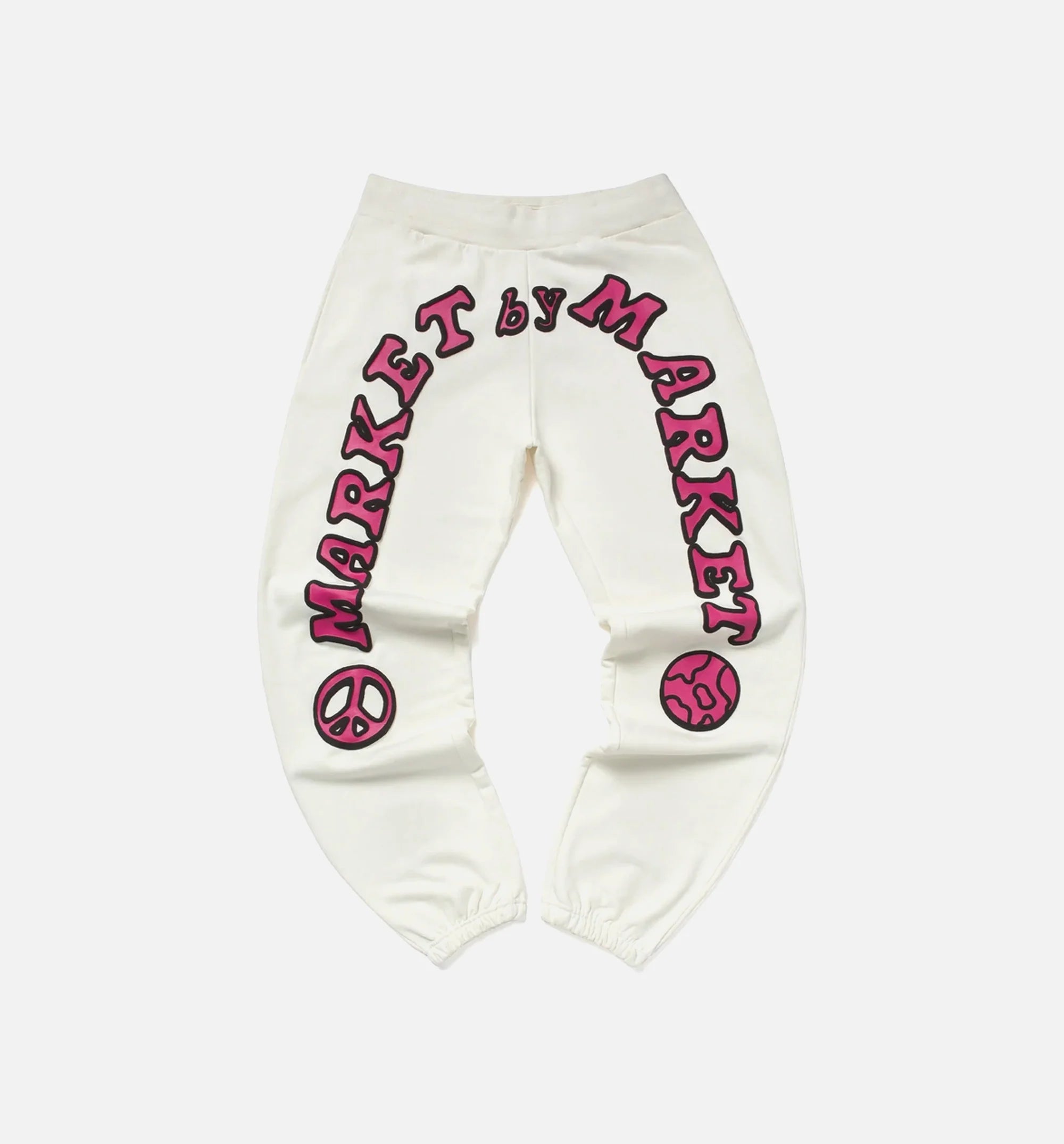 Cali Peace Sweatpants Mens Pant White