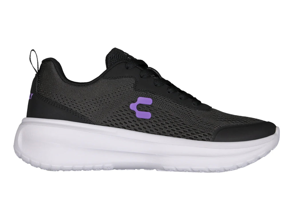 Tenis Charly Road Casual Negro para Mujer