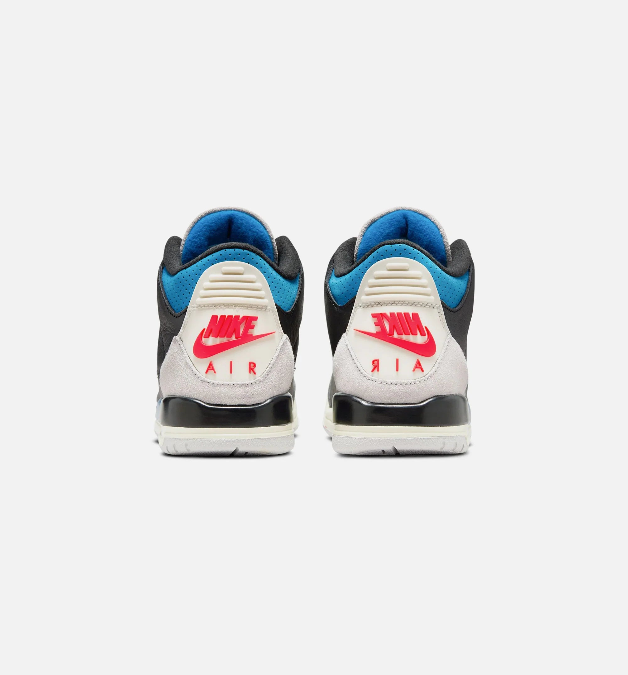 Air Jordan 3 Retro OG Rare Air Grade School Lifestyle Shoe Black Chile Red Neutral Grey
