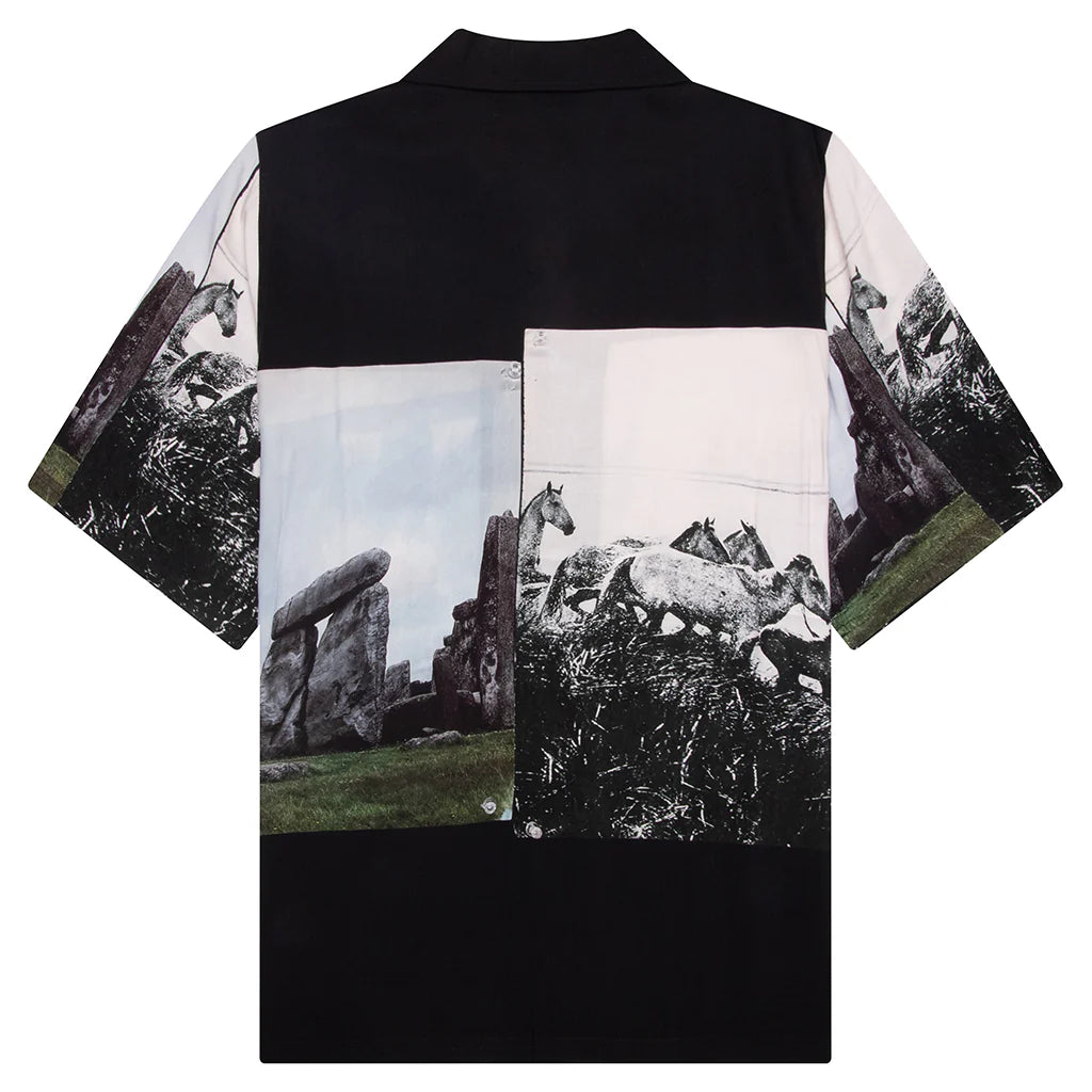 Stone Horse Button Down Black
