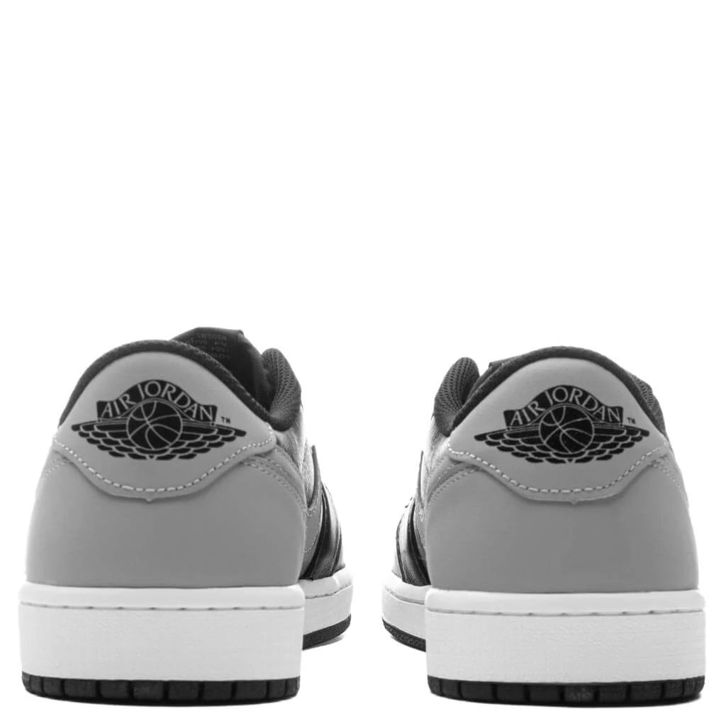 Air Jordan 1 Low OG Shadow Black Medium Grey White