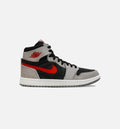 Air Jordan 1 High Zoom CMFT 2 Mens Lifestyle Shoe Grey Red