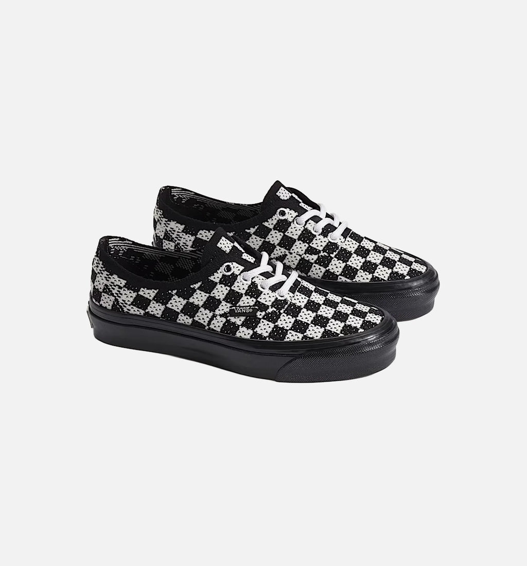 Premium Authentic Checkerboard Mens Lifestyle Shoe Checkerboard Black Marshmallow White