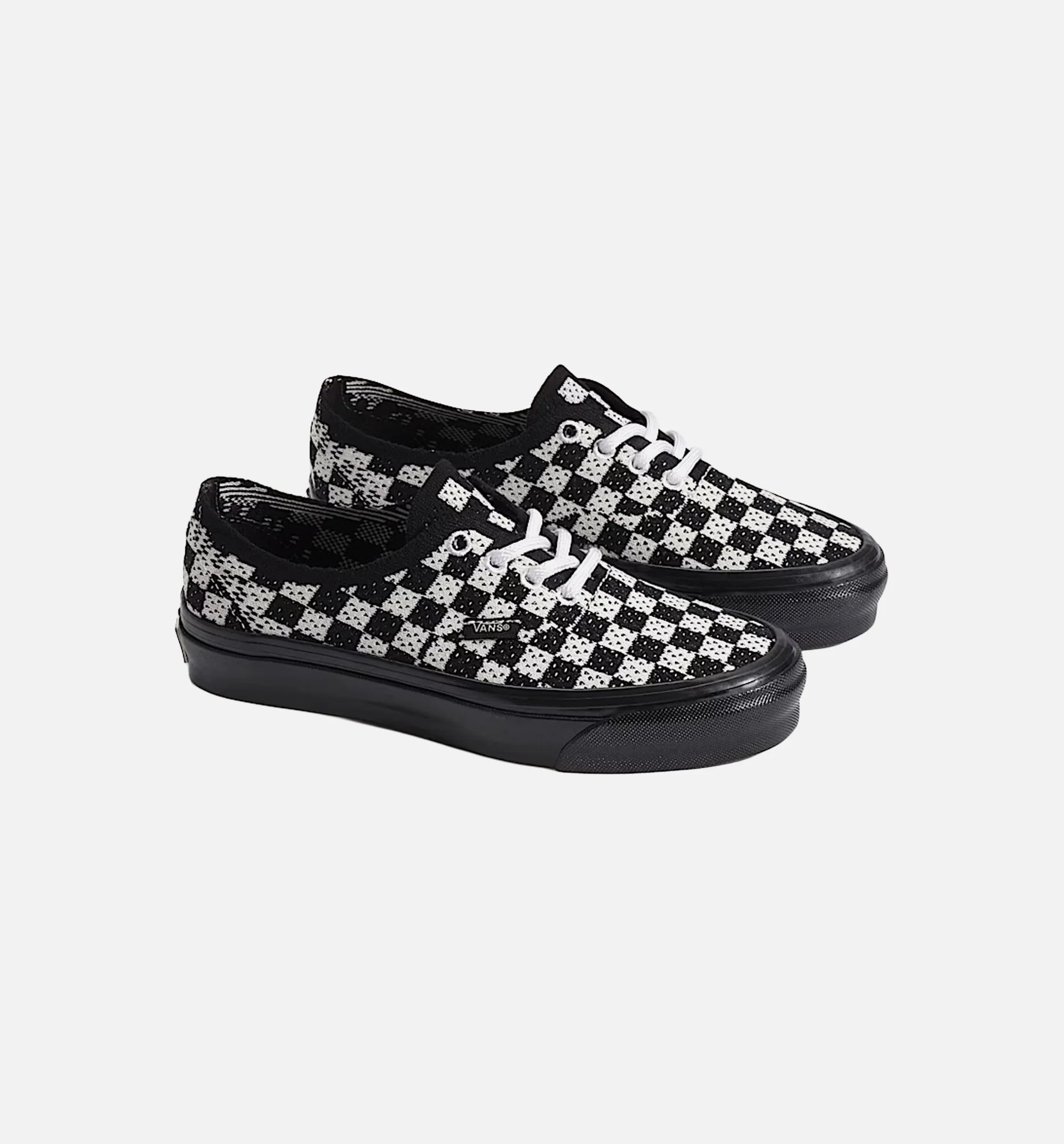 Premium Authentic Checkerboard Mens Lifestyle Shoe Checkerboard Black Marshmallow White