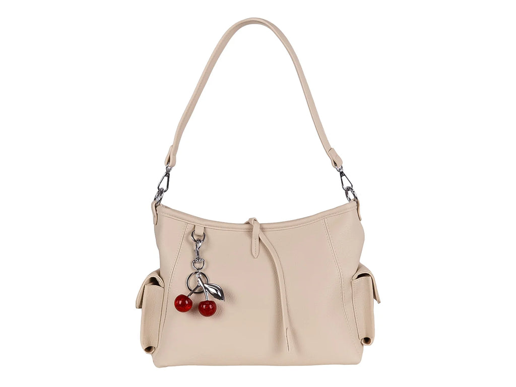 Bolso de Hombro Unibella Beige para Mujer