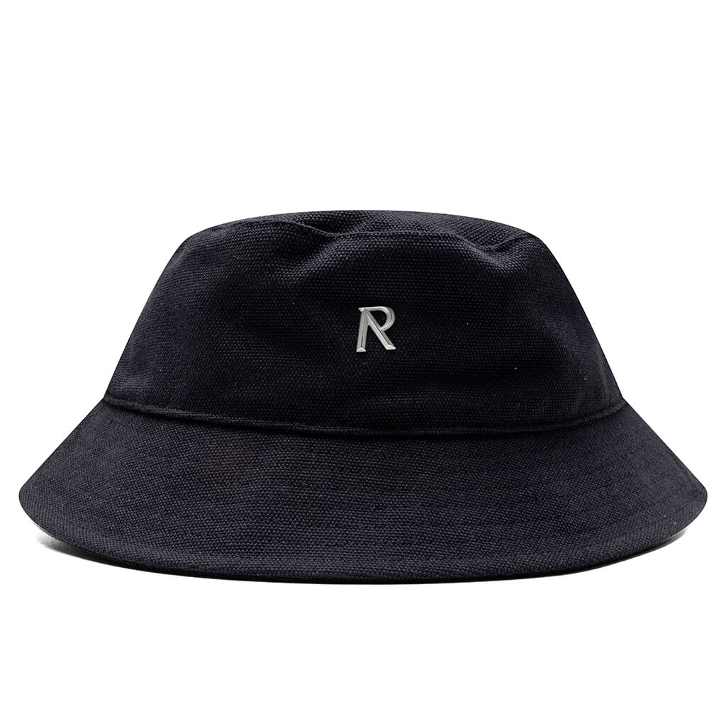 Initial Bucket Hat Jet Black