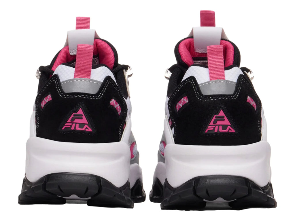 Tenis FILA Ray Tracer TR 2 Blanco Negro y Rosa para Mujer