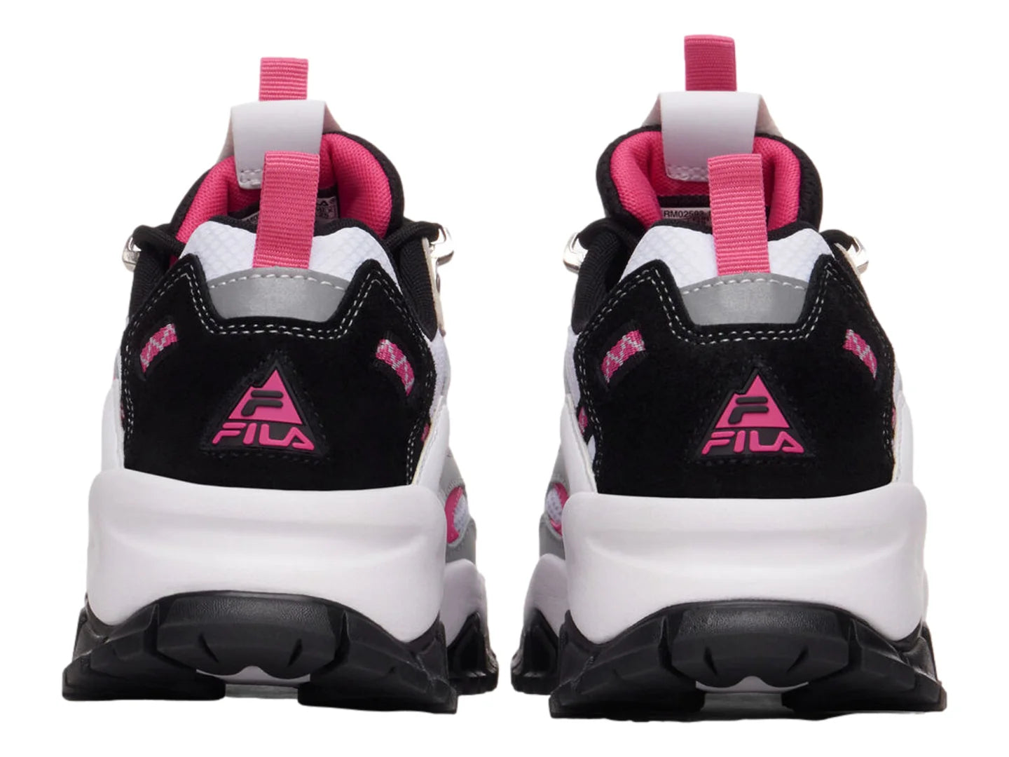 Tenis FILA Ray Tracer TR 2 Blanco Negro y Rosa para Mujer