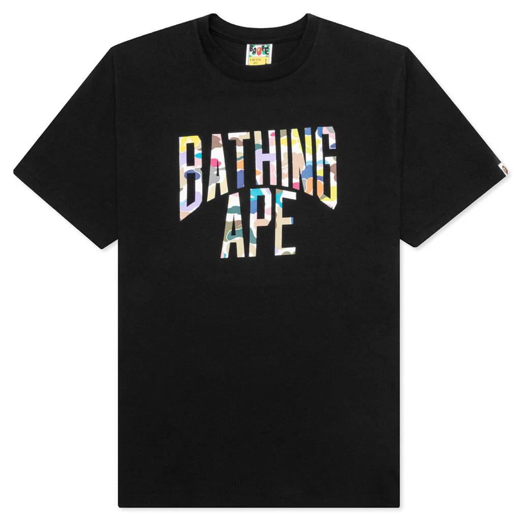 Multi Camo NYC Logo Tee M Black