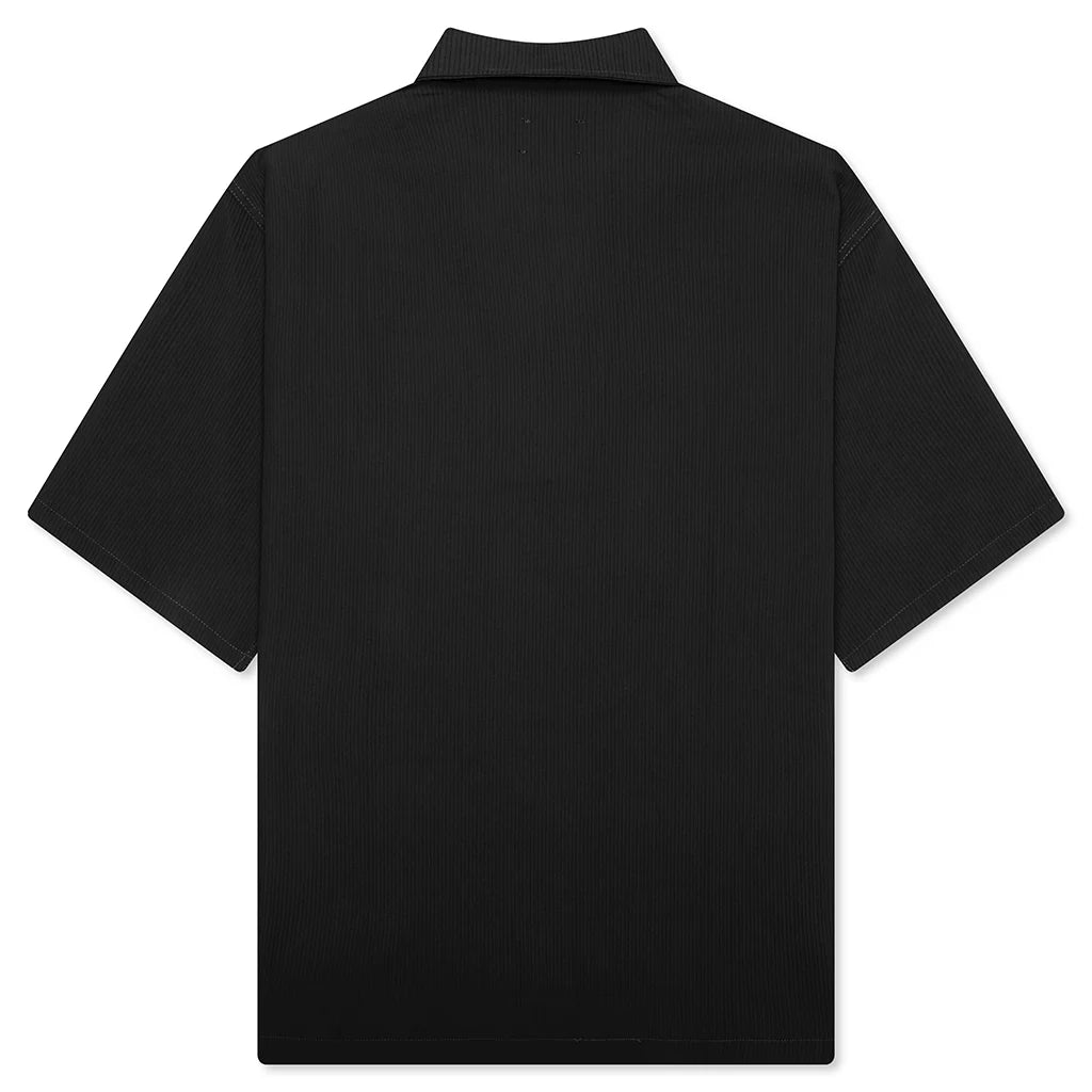 Electron Zip Polo Black