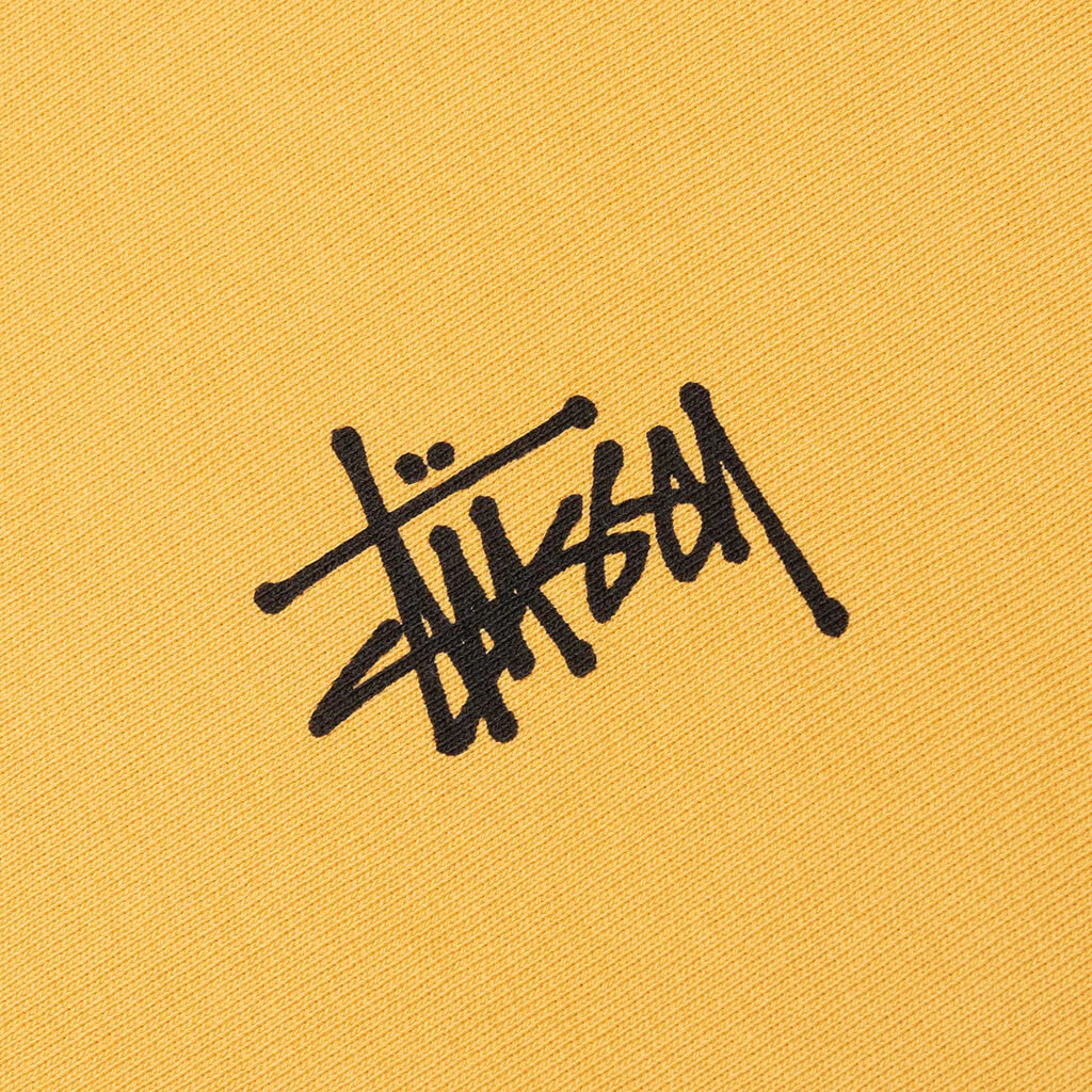 Basic Stussy Pigment Dyed Crew Honey