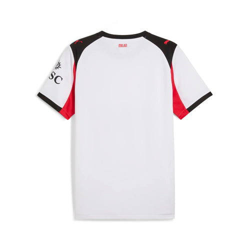 PUMA Mens AC Milan Away Soccer Jersey 25 White Red
