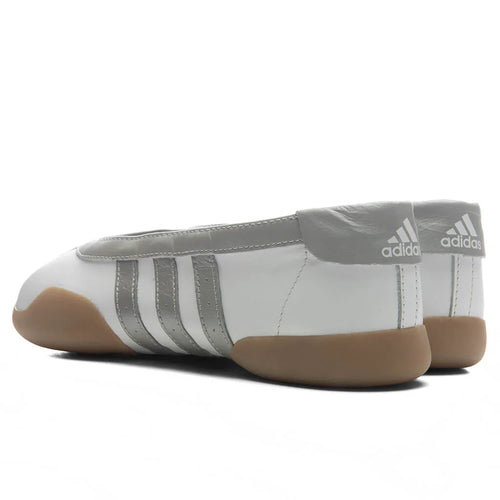 Womens Taekwondo Mei Ballet Cloud White Silver Metallic Gum